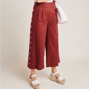 Anthropologie wide leg pants